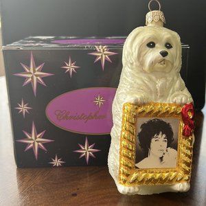 Christopher Radko glass ornament-Elizabeth Taylor